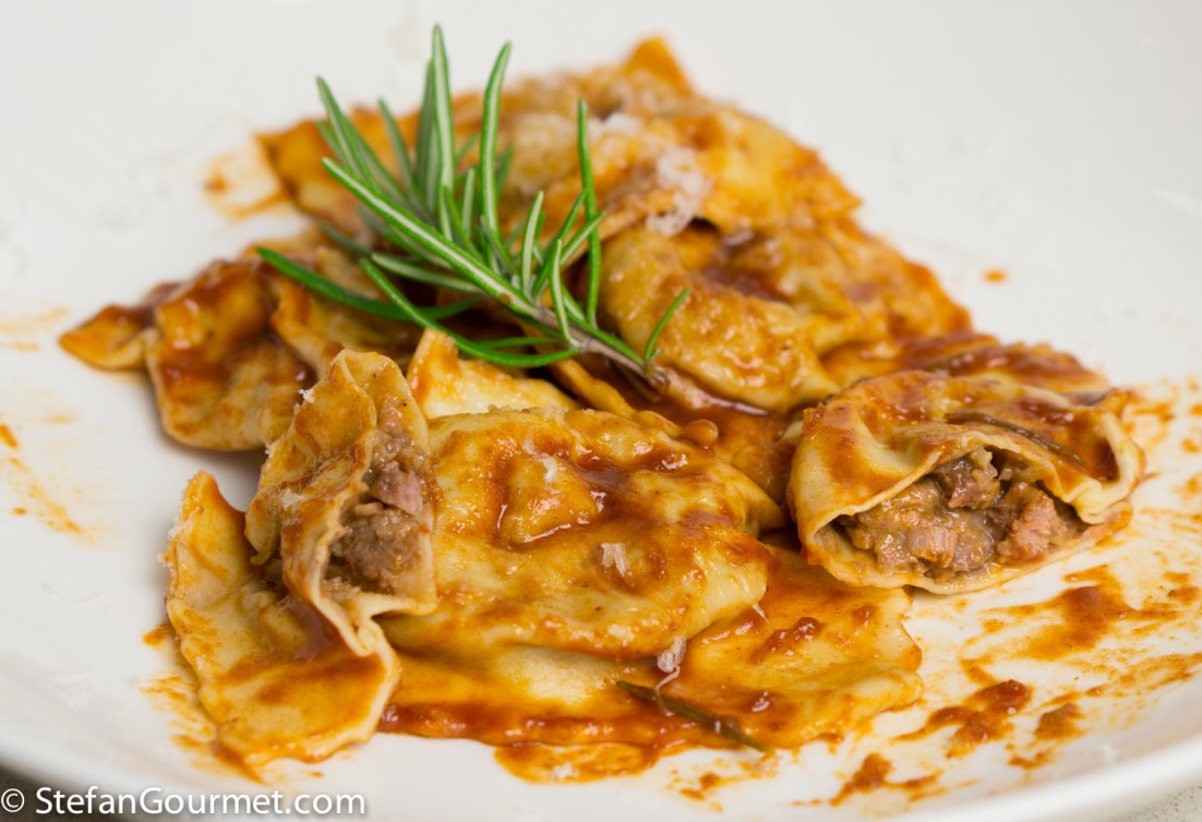 Ravioli al Ragù di Cinghiale (Wild Boar Ravioli) – Stefan's Gourmet Blog