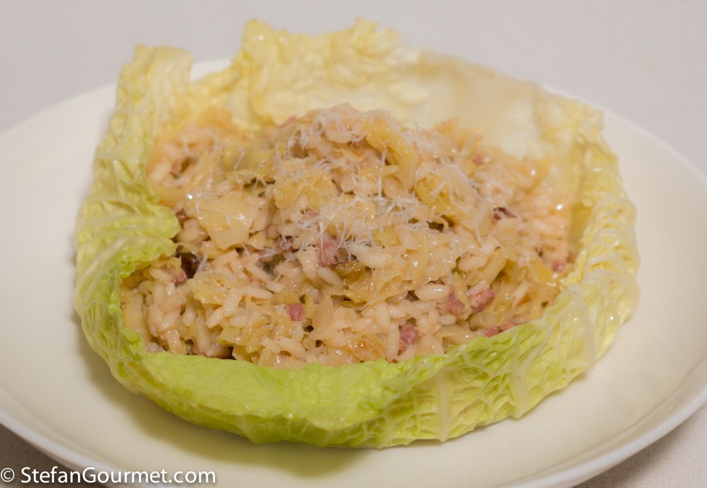 Risotto with Savoy Cabbage and Sausage (Risotto Verza e Salsiccia ...